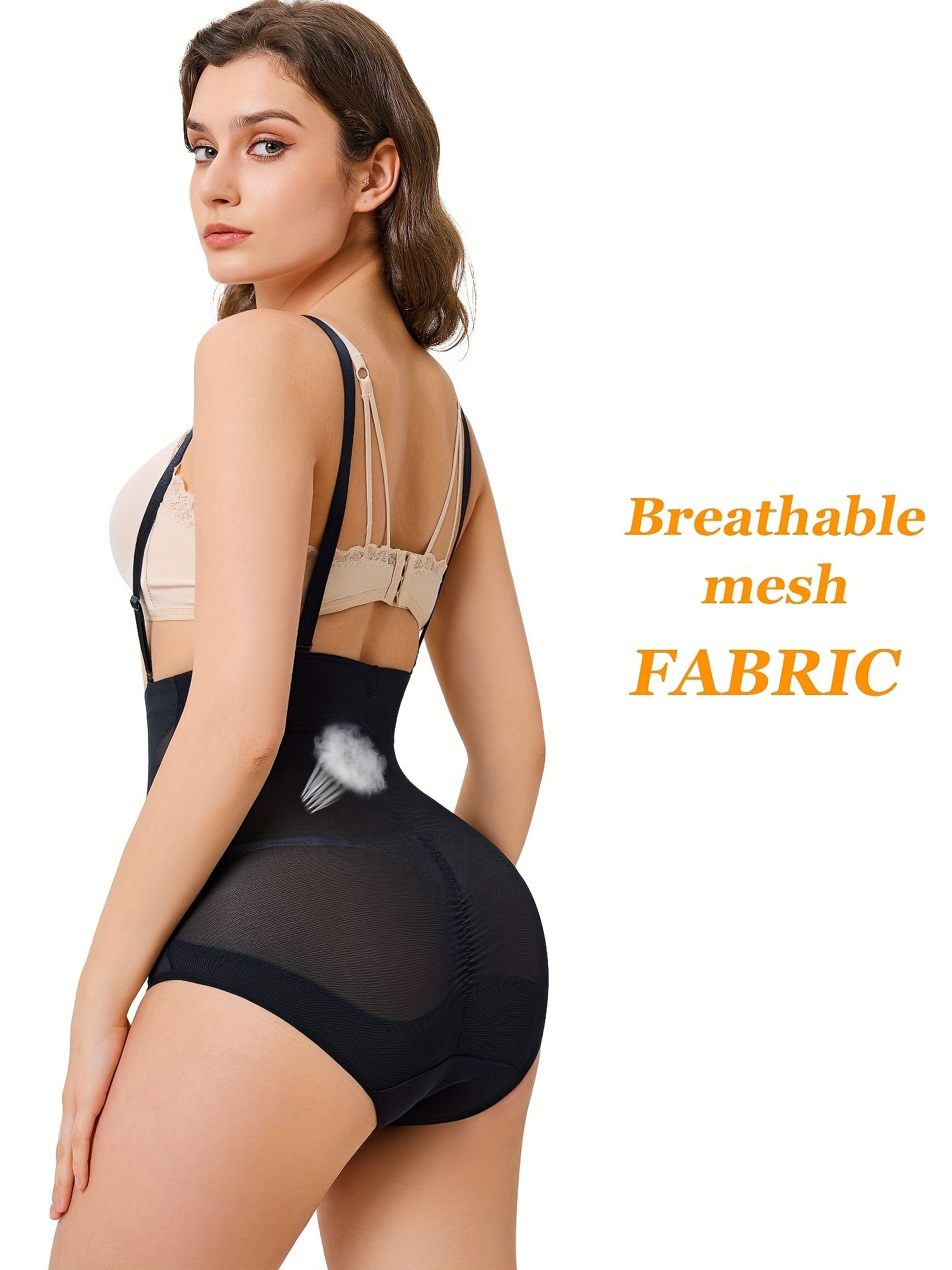 Butt lifting shapewear panties offering tummy control and seamless waist shaping.

