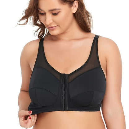 Daily comfort bra with sports-level support for curvy and fuller-chested women.