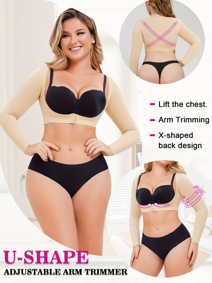 Lightweight daily arm control shapewear top with ergonomic design and gentle compression.