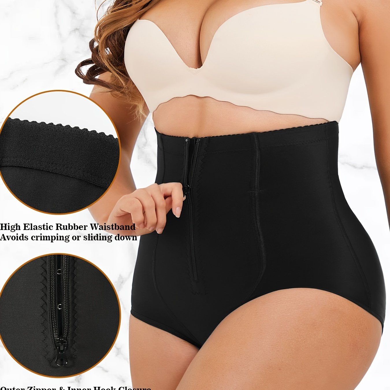 High compression shapewear panty perfect for women seeking curves and confidence all day.