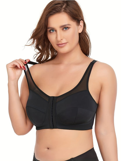 High impact sports bra with padded support for full-bust movement and bounce control.
