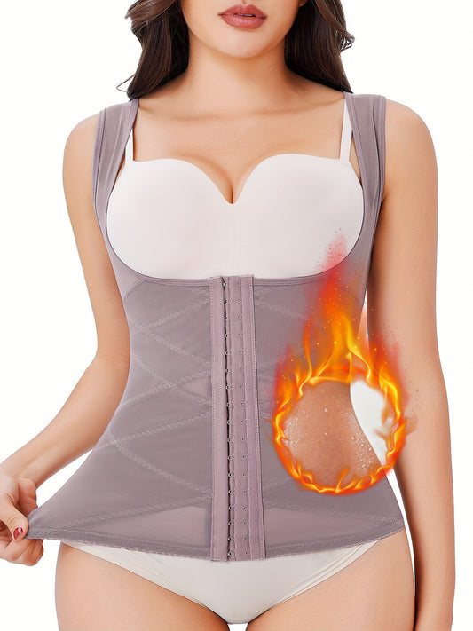 High waist tummy control panty in black with seamless fabric for a smooth and sculpted silhouette.

