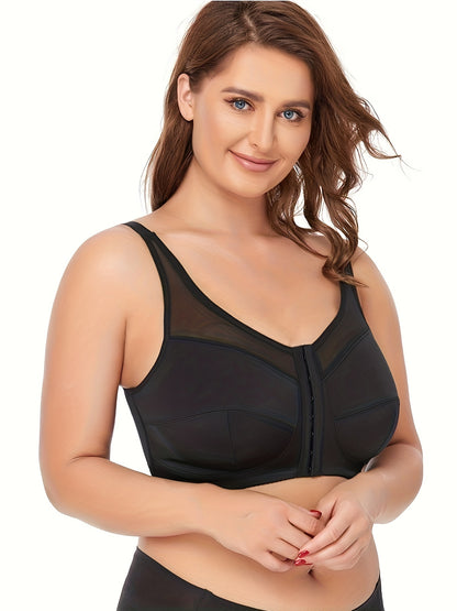 Sports bra with breathable mesh back design that keeps you cool and confident.