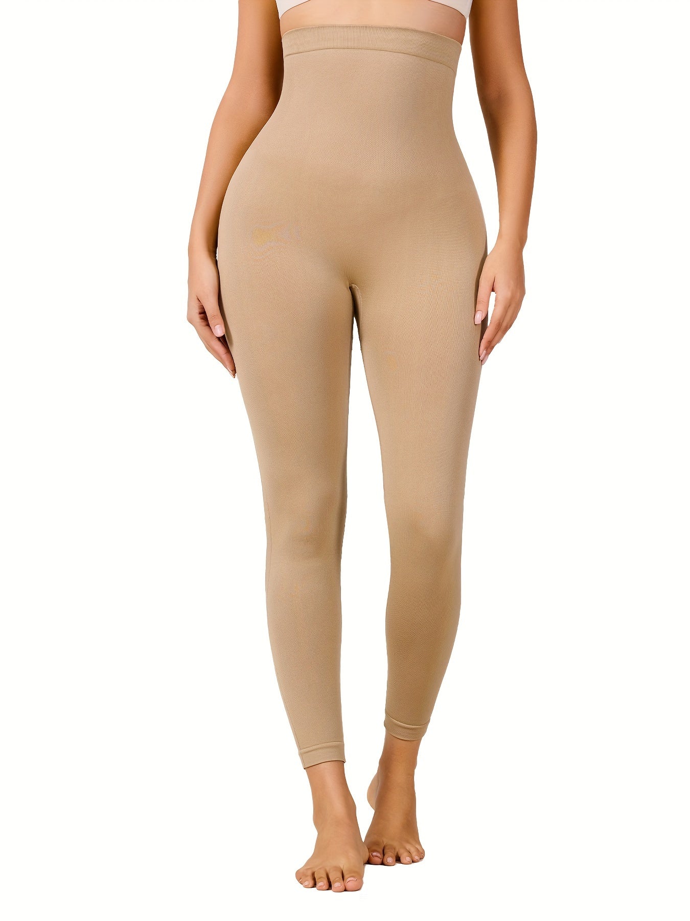 Workout and lounge leggings with shaping features and flexible stretch fabric.

