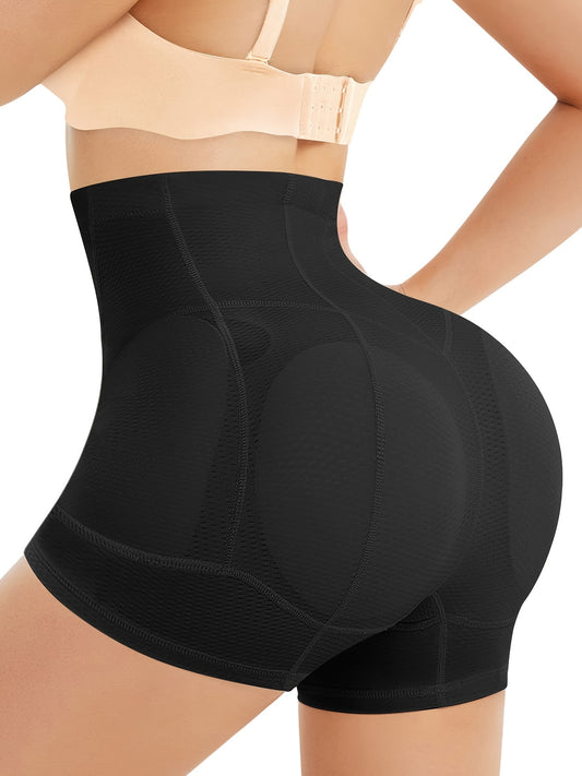 High-waist tummy control shapewear shorts with sculpted butt-lifting panels and seamless fit for everyday smoothing.