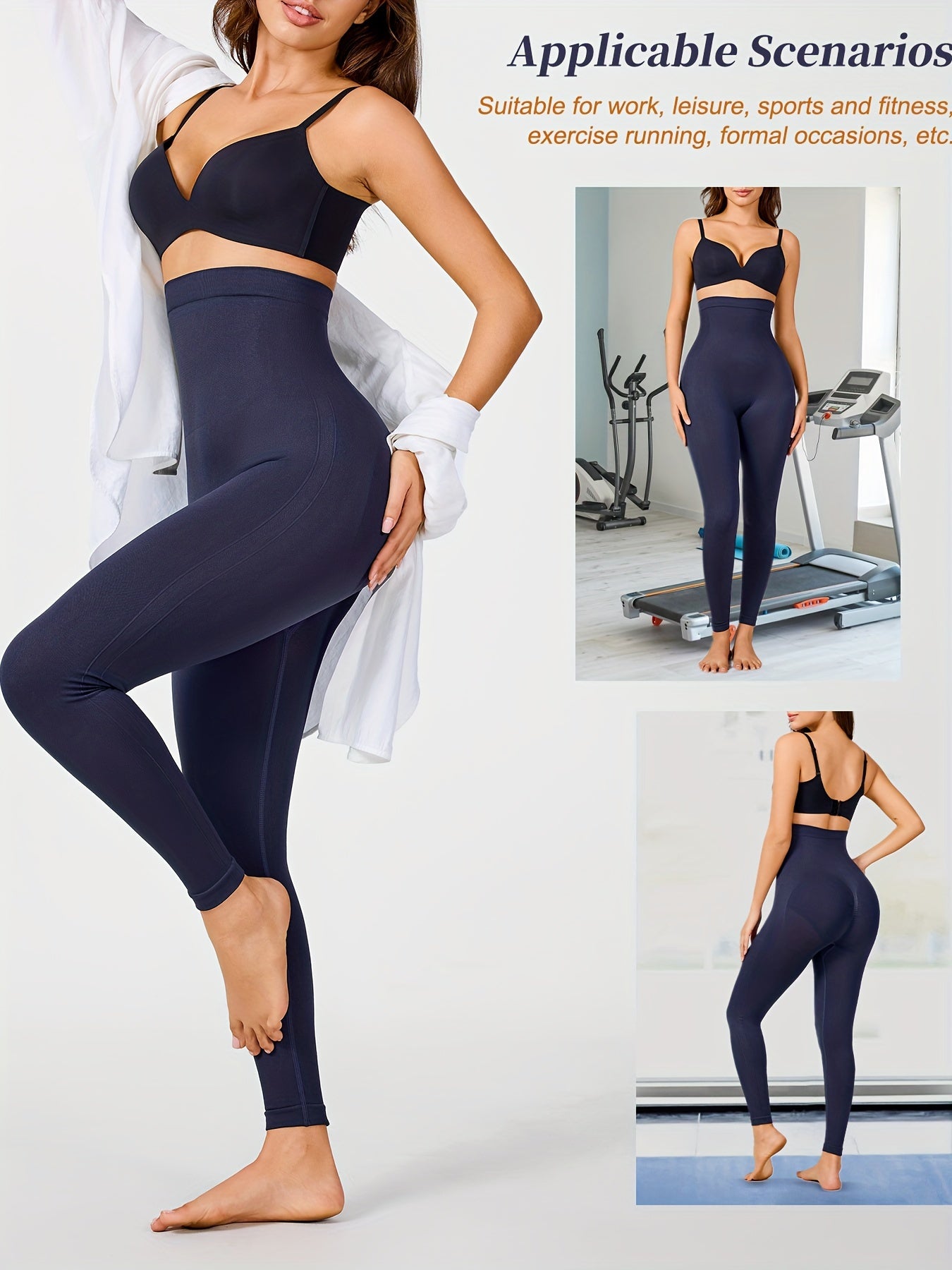 Waist-snatching high rise yoga leggings designed to hug your shape in motion.

