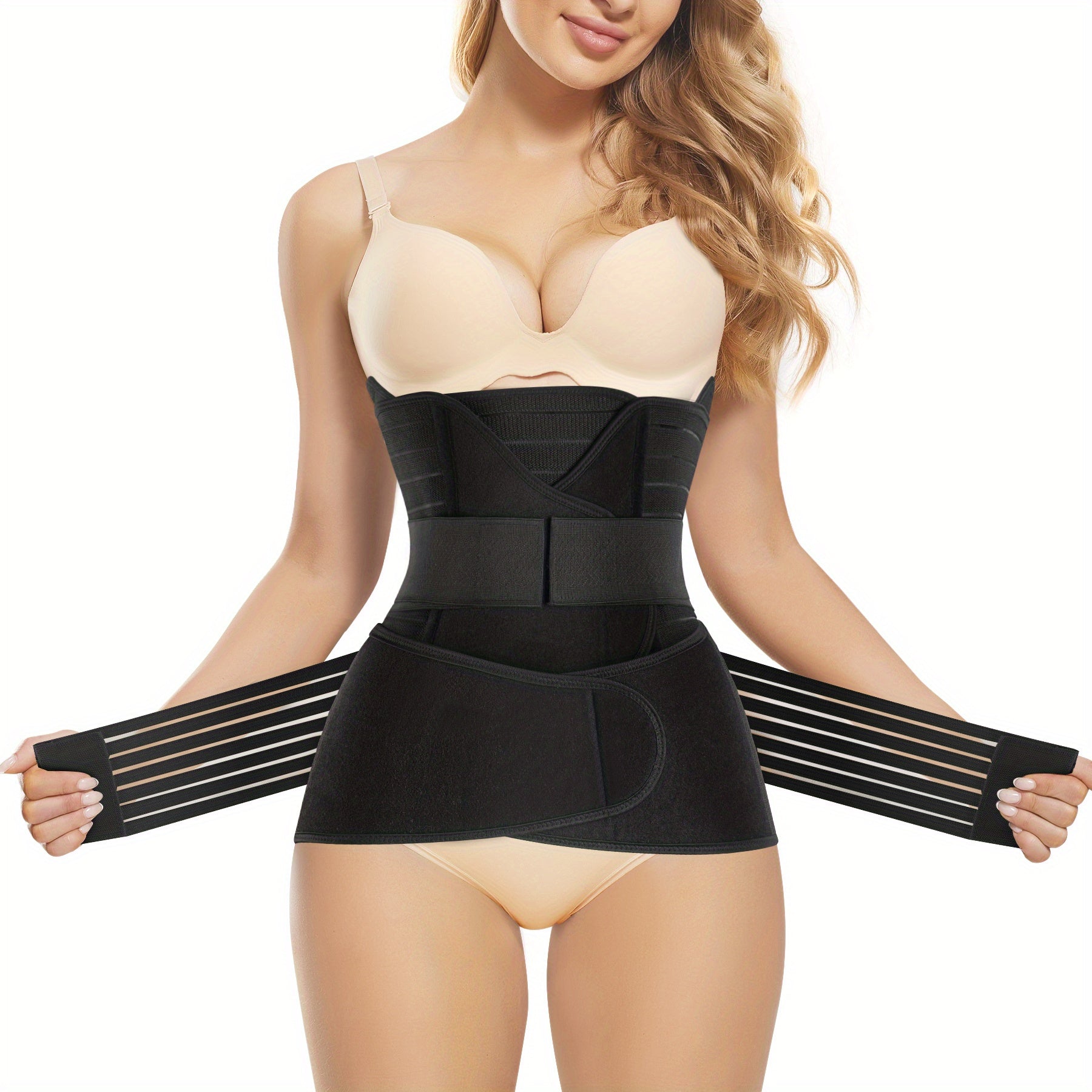 Waist support belt ideal for post-birth recovery, designed to relieve pressure and support healing.