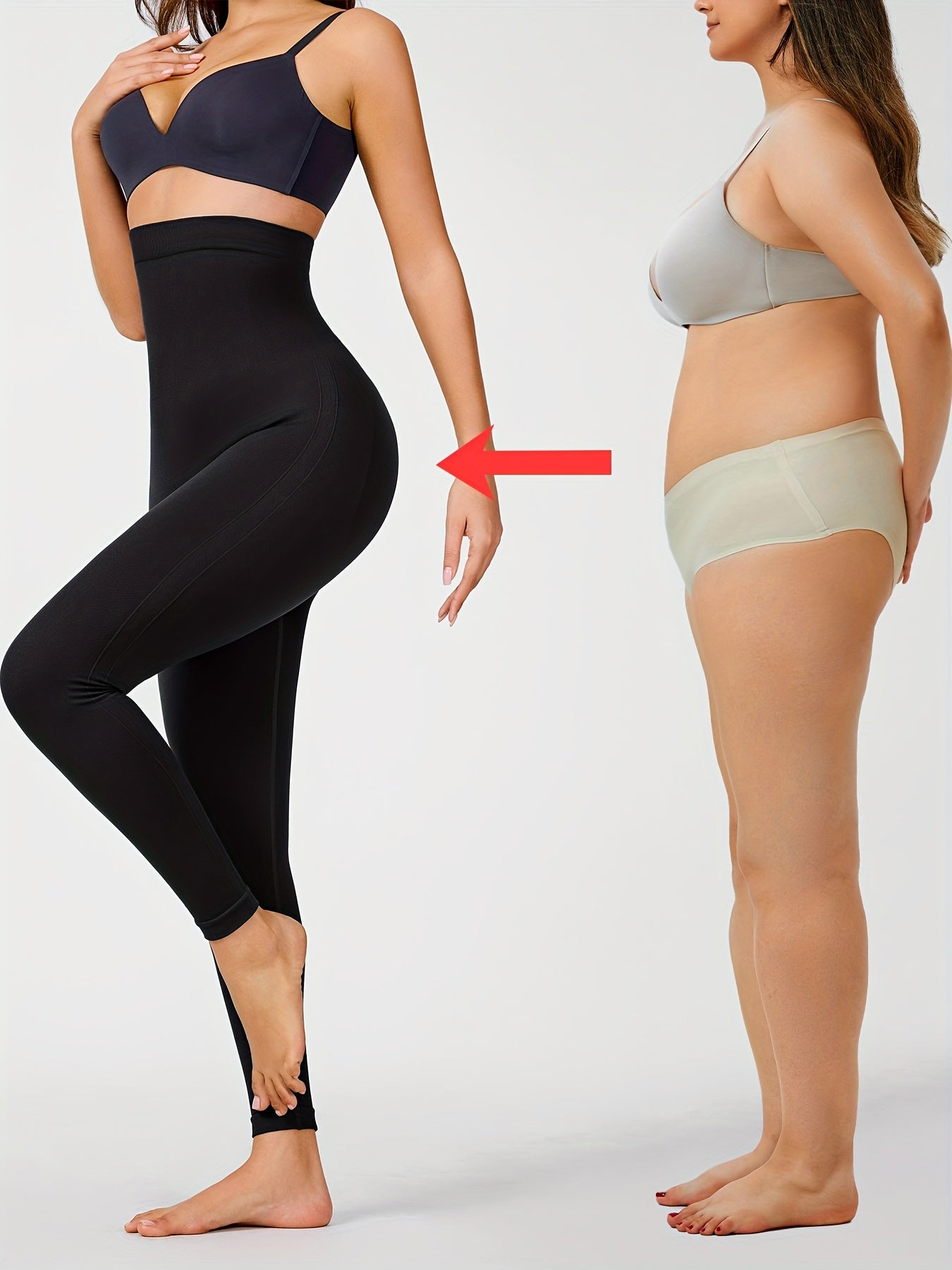 Seamless body sculpting leggings perfect for yoga or daily athleisure style.

